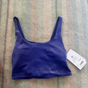 Velvet Cut Out Crop A-C Athleta